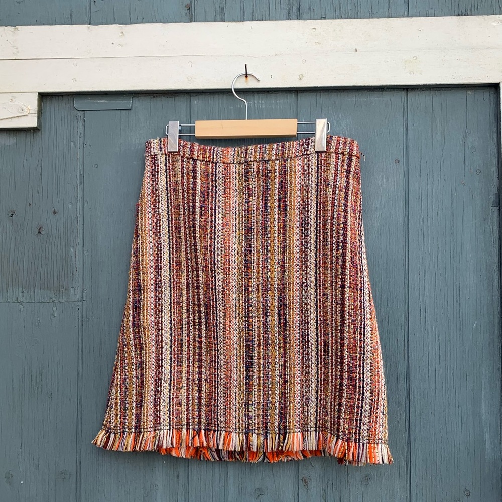 Maeve Woven Fringe Skirt - GUC